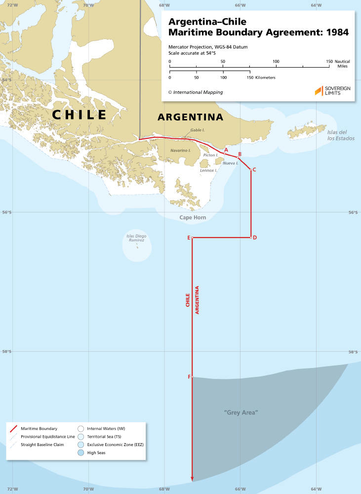 Argentina Chile Maritime Boundary Agreement Sovereign Limits Argentina Chile Maritime Boundary Agreement Sovereign Limits