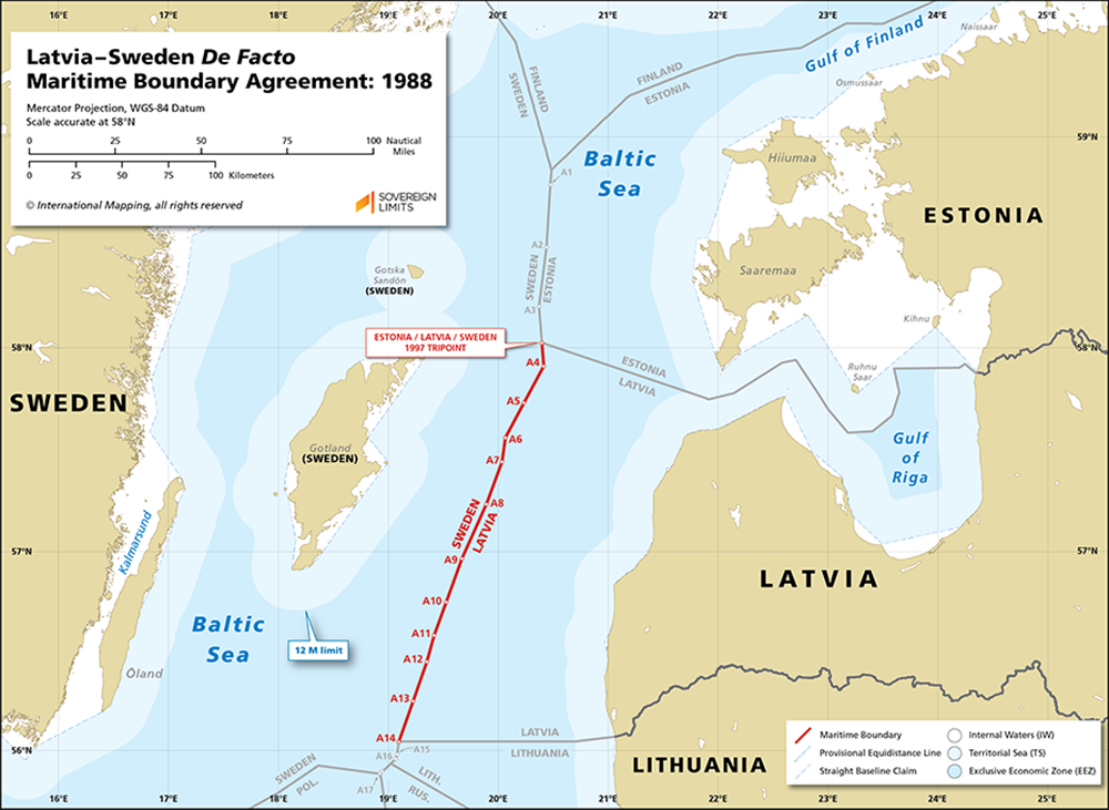 Latvia–Sweden Maritime Boundary | Sovereign Limits